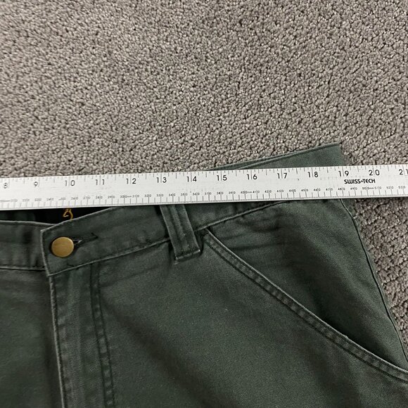 Browning Double Knee Front Pants Men's 38 x 32 Green Briar Field Hunting Canvas - Picture 9 of 14